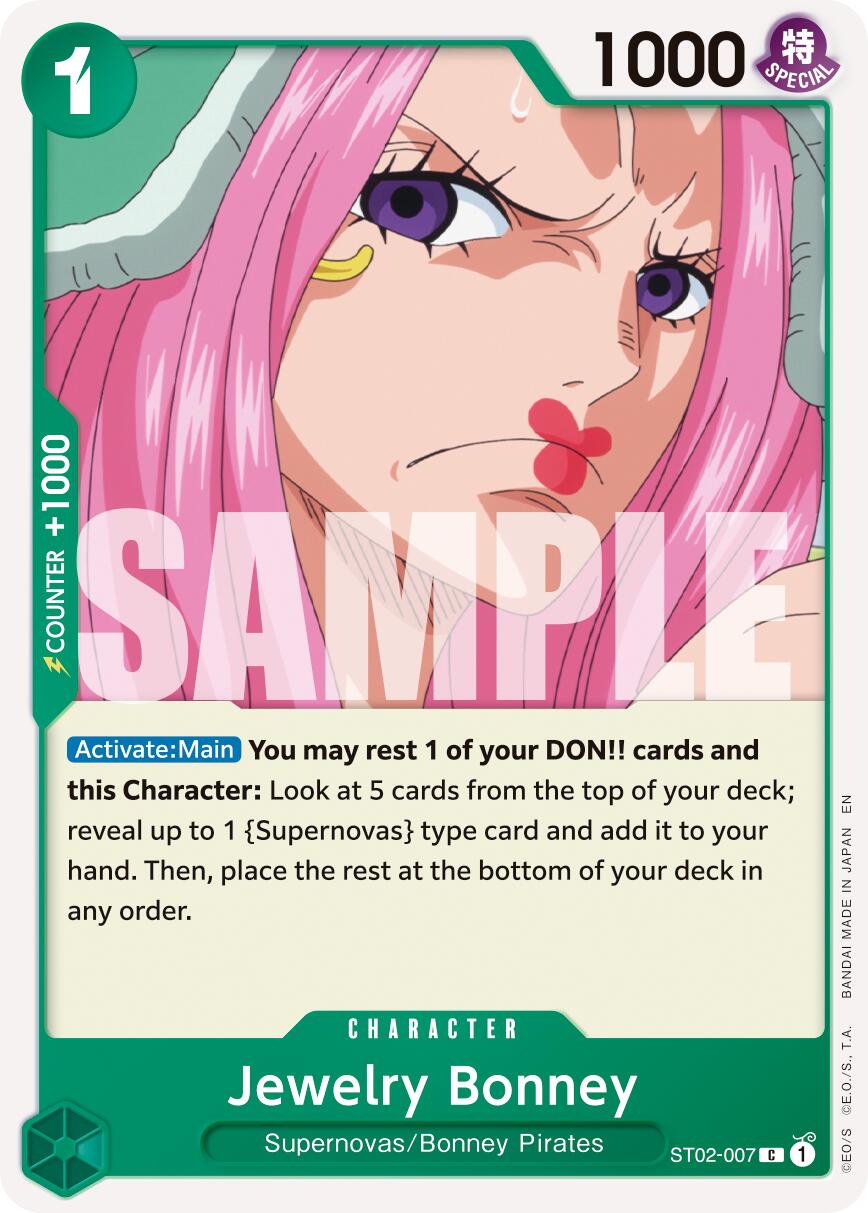 One Piece Card Game: Jewelry Bonney - ST02-007 (Reprint) card image