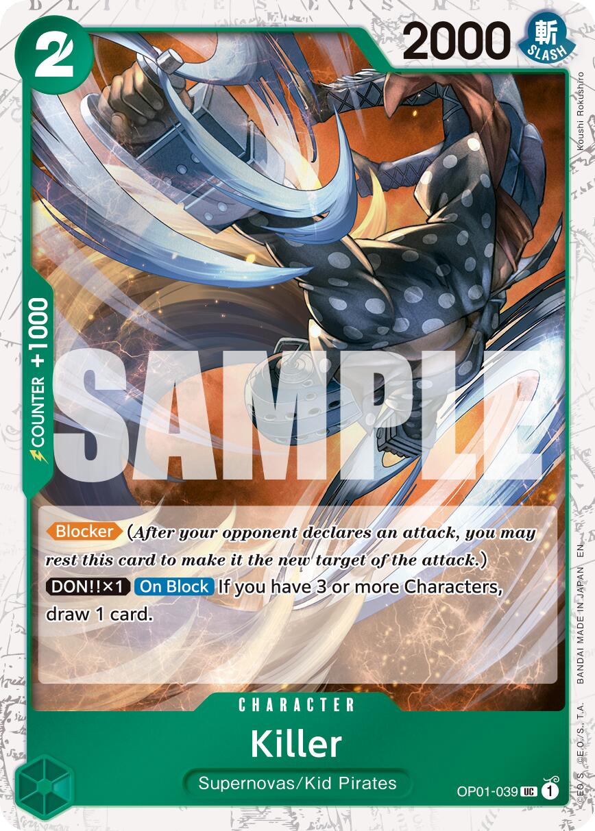 One Piece Card Game: Killer (Pirate Foil) card image