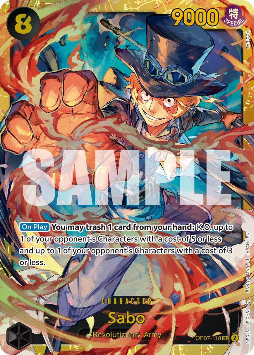 One Piece Card Game: Sabo - OP07-118 (Reprint) card image