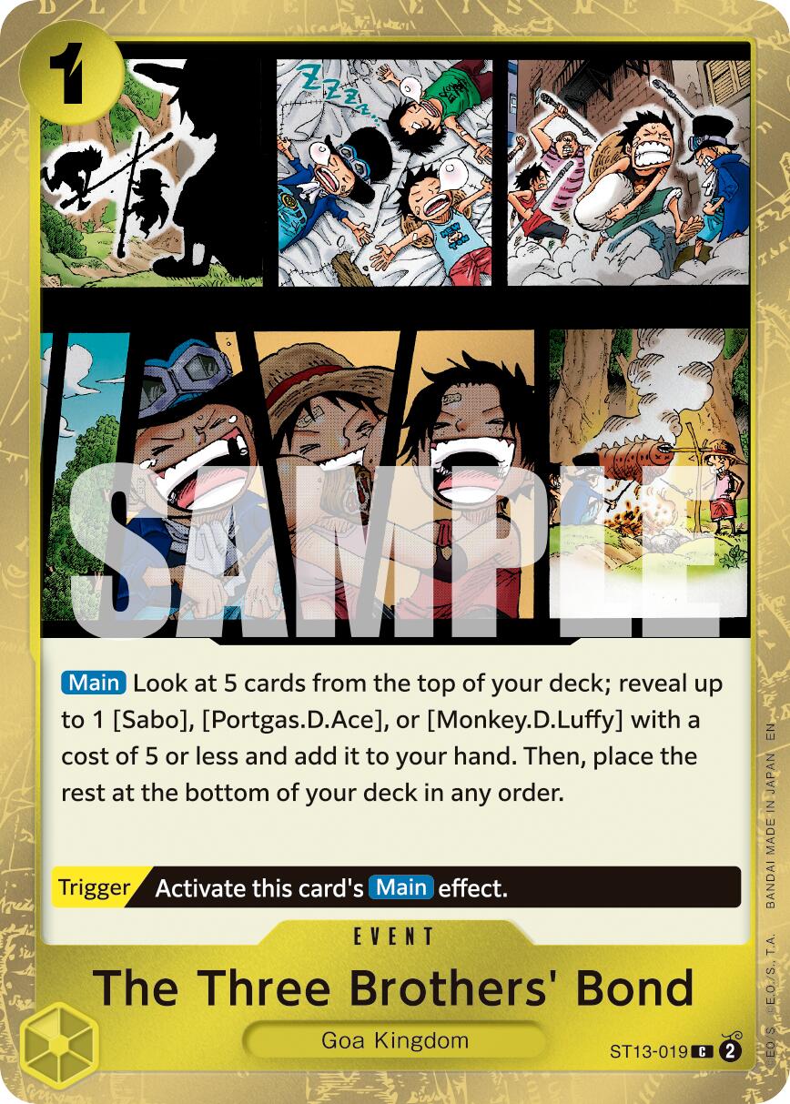 One Piece Card Game: The Three Brothers' Bond (Pirate Foil) card image