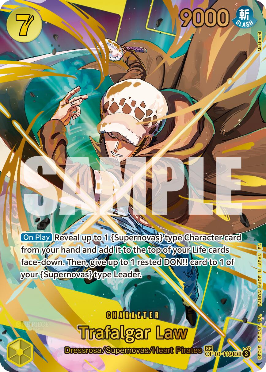 One Piece Card Game: Trafalgar Law - OP10-119 (SP) card image