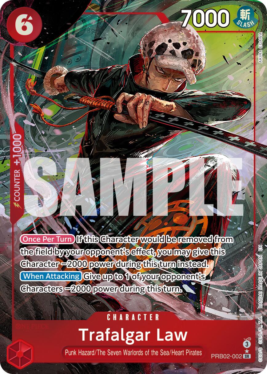 One Piece Card Game: Trafalgar Law - PRB02-002 (Alternate Art) card image