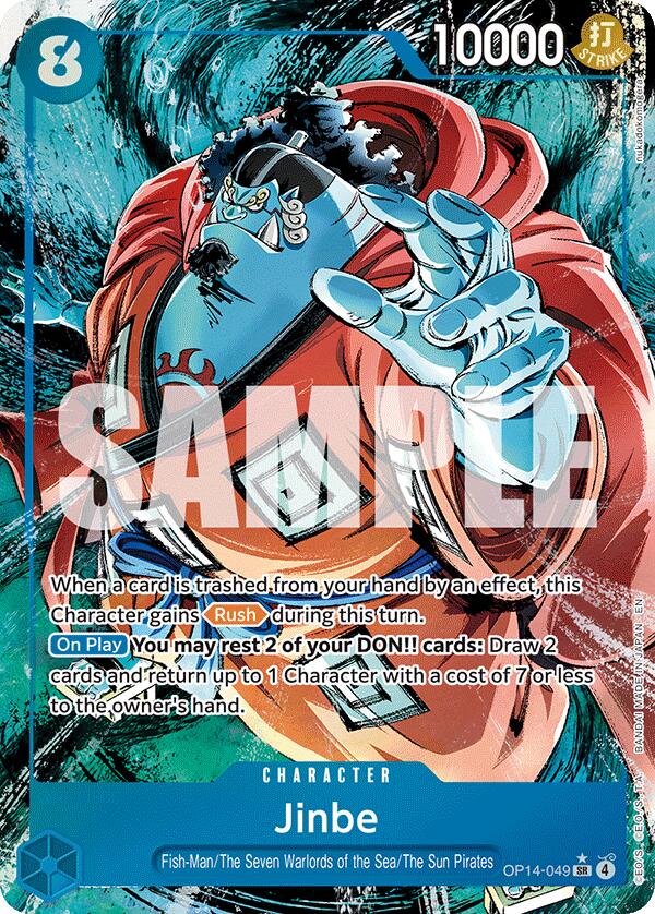 One Piece Card Game: Jinbe - OP14-049 (Alternate Art) card image