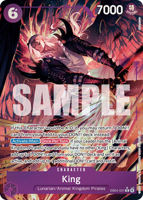 One Piece Card Game: King (Alternate Art) card image