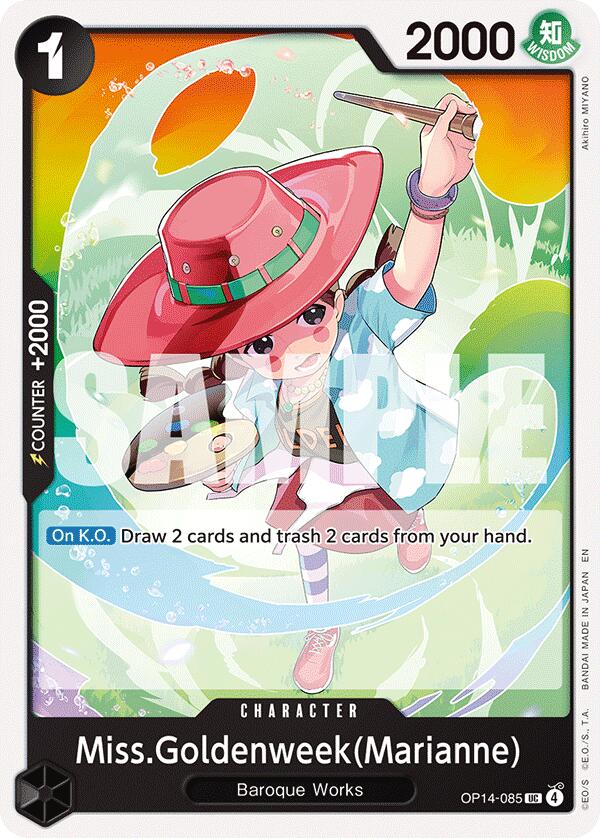 One Piece Card Game: Miss.Goldenweek(Marianne) card image