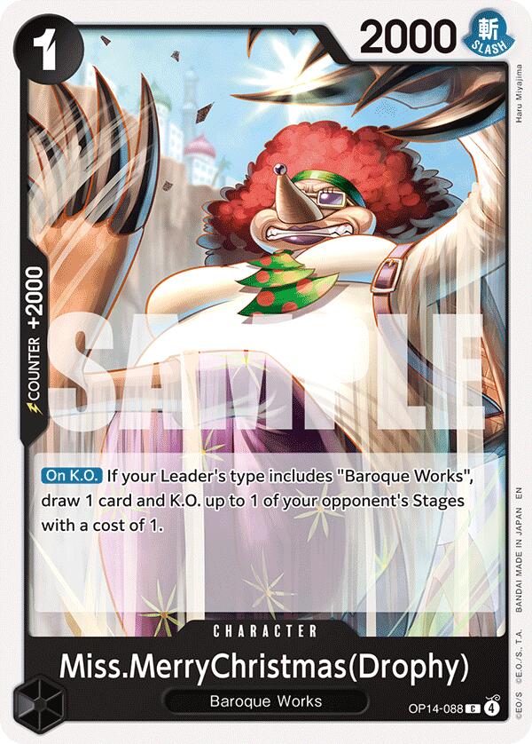 One Piece Card Game: Miss.MerryChristmas(Drophy) card image