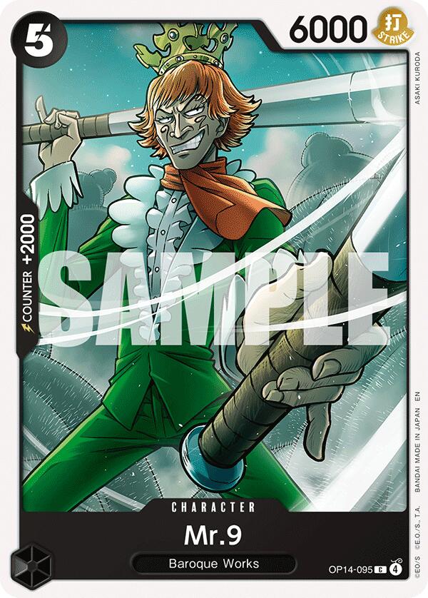 One Piece Card Game: Mr.9 card image
