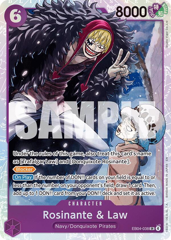 One Piece Card Game: Rosinante & Law card image