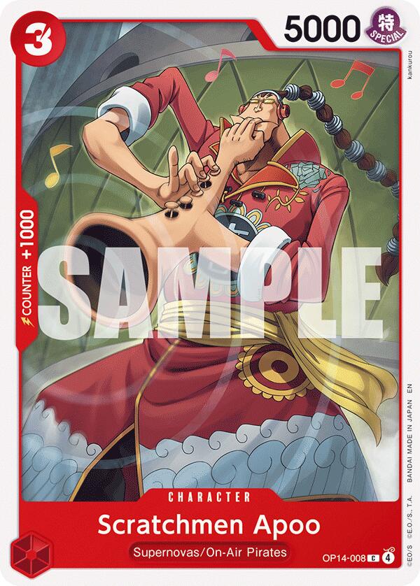 One Piece Card Game: Scratchmen Apoo card image