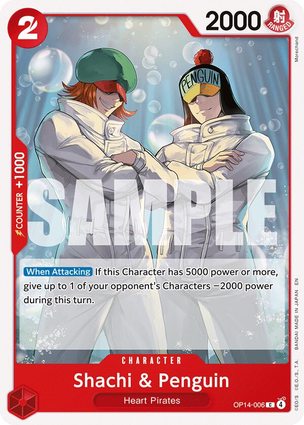 One Piece Card Game: Shachi & Penguin card image