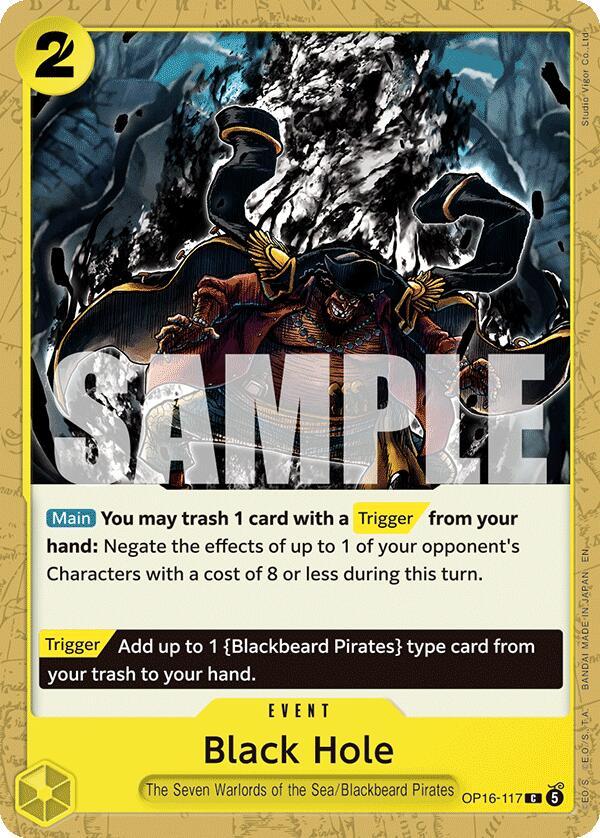 One Piece Card Game: Black Hole card image