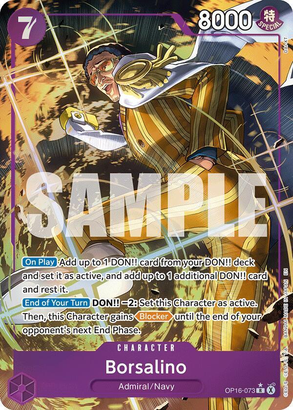 One Piece Card Game: Borsalino (Alternate Art) card image