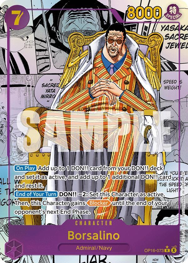 One Piece Card Game: Borsalino (Manga) card image
