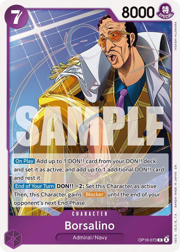 One Piece Card Game: Borsalino card image