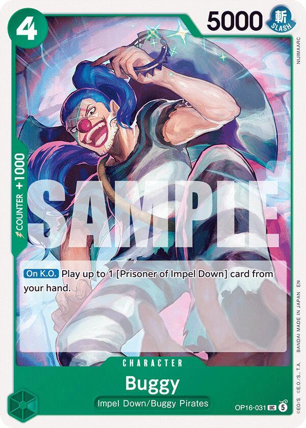 One Piece Card Game: Buggy (031) card image