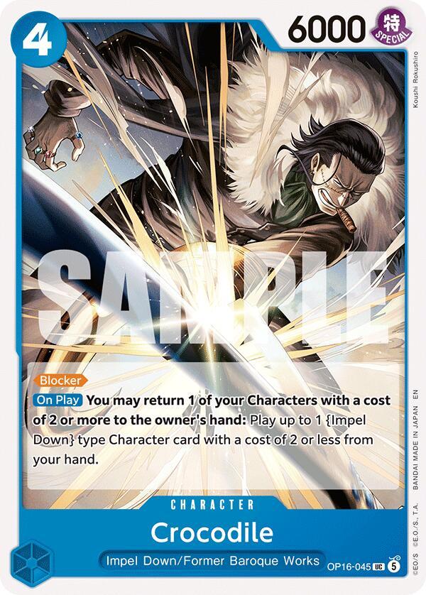 One Piece Card Game: Crocodile card image