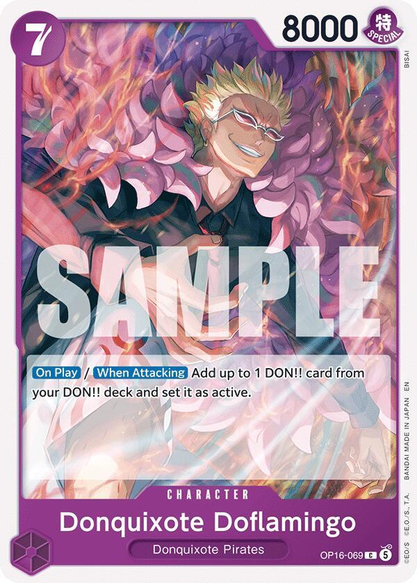 One Piece Card Game: Donquixote Doflamingo (069) card image