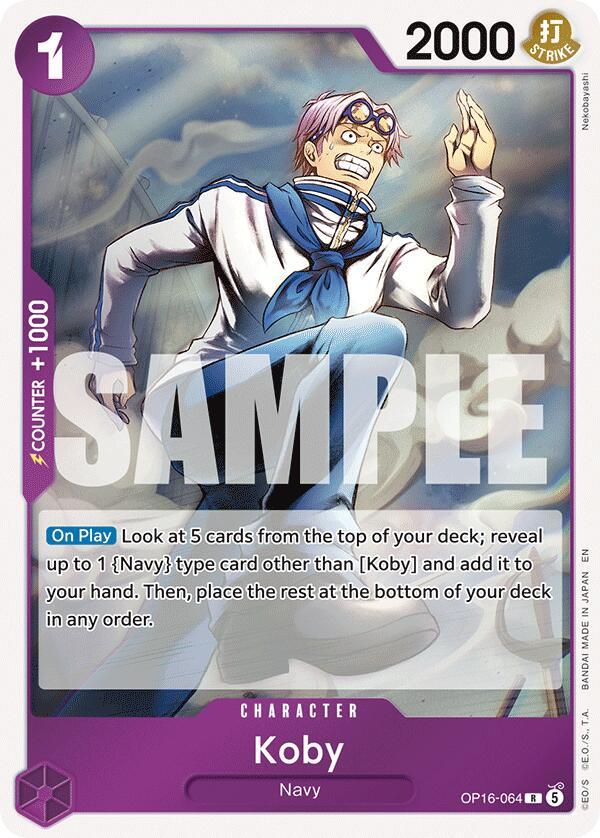 One Piece Card Game: Koby card image
