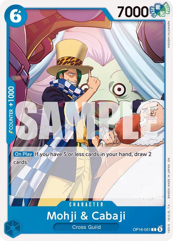 One Piece Card Game: Mohji & Cabaji card image