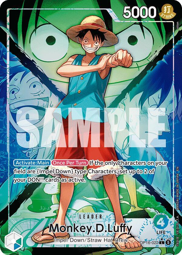 One Piece Card Game: Monkey.D.Luffy (022) (Alternate Art) card image