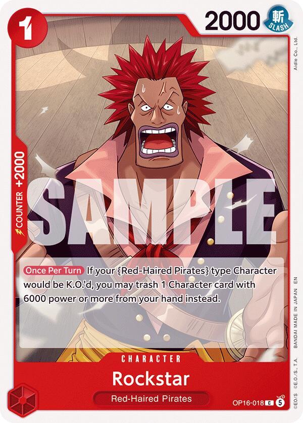 One Piece Card Game: Rockstar card image