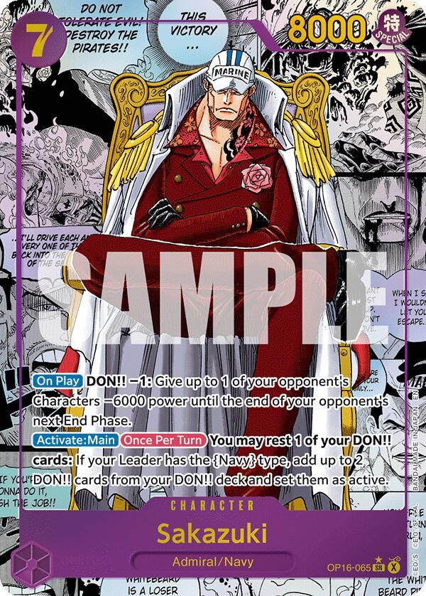 One Piece Card Game: Sakazuki (Manga) card image