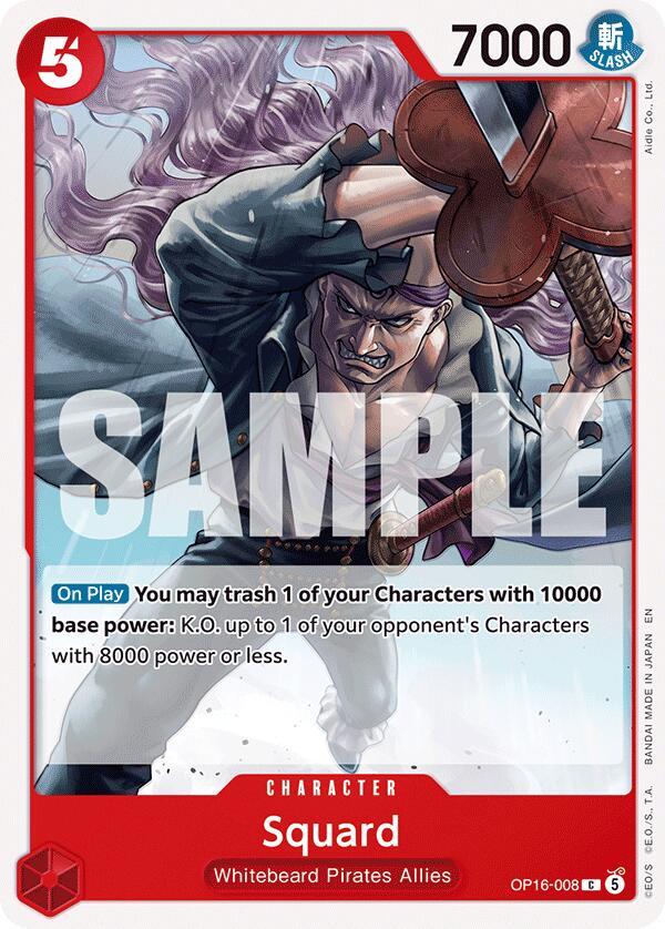 One Piece Card Game: Squard card image