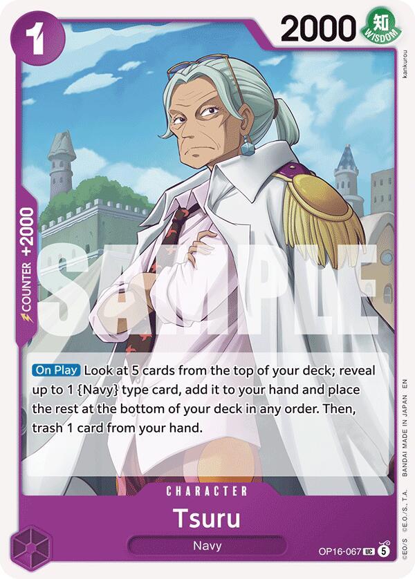 One Piece Card Game: Tsuru card image
