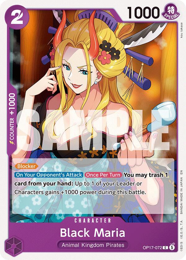 One Piece Card Game: Black Maria card image