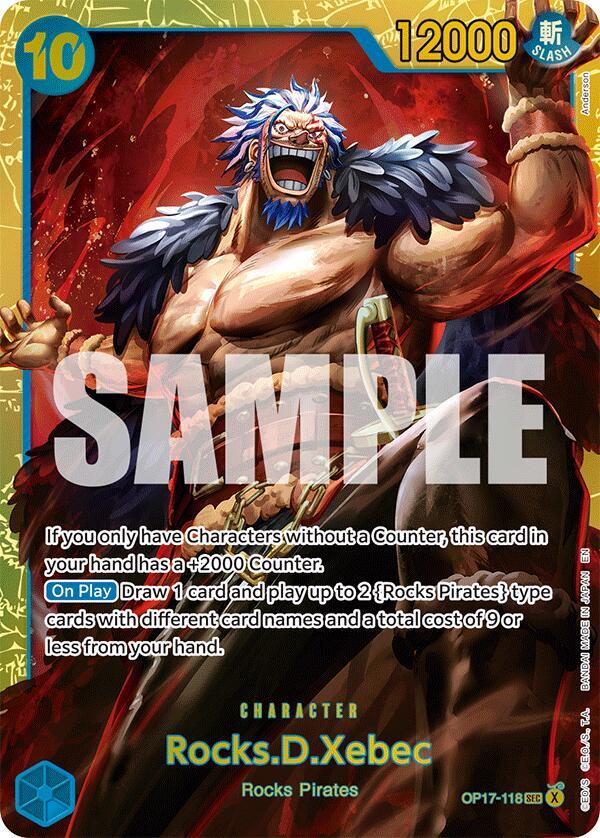 One Piece Card Game: Rocks.D.Xebec (118) card image
