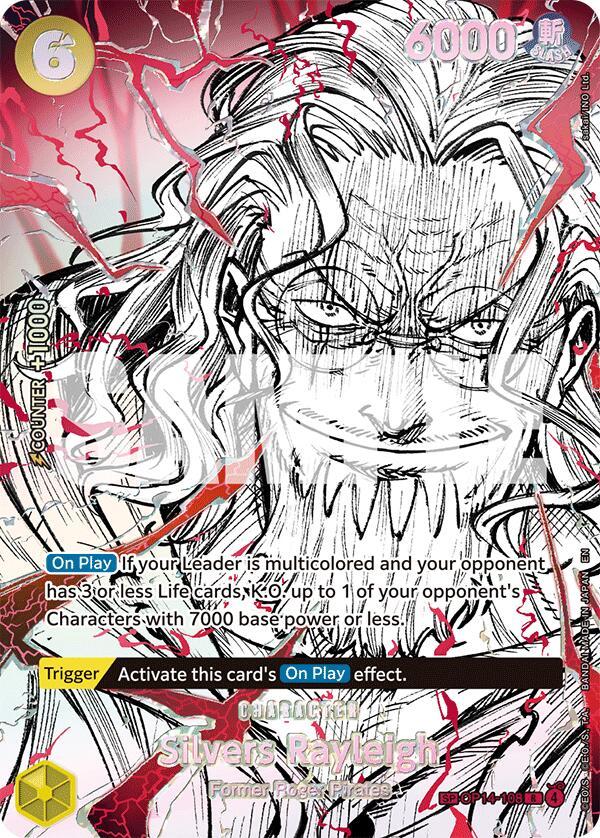 One Piece Card Game: Silvers Rayleigh (OP14-108) (SP) card image
