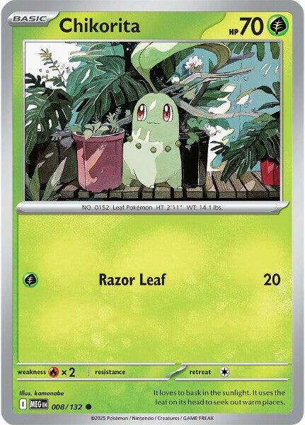 Pokemon: Chikorita card image