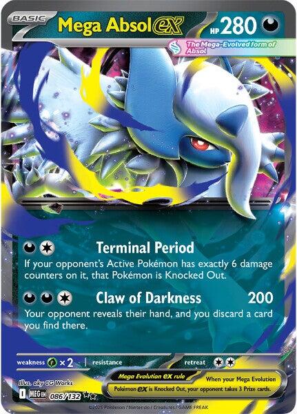 Pokemon: Mega Absol ex - 086/132 card image