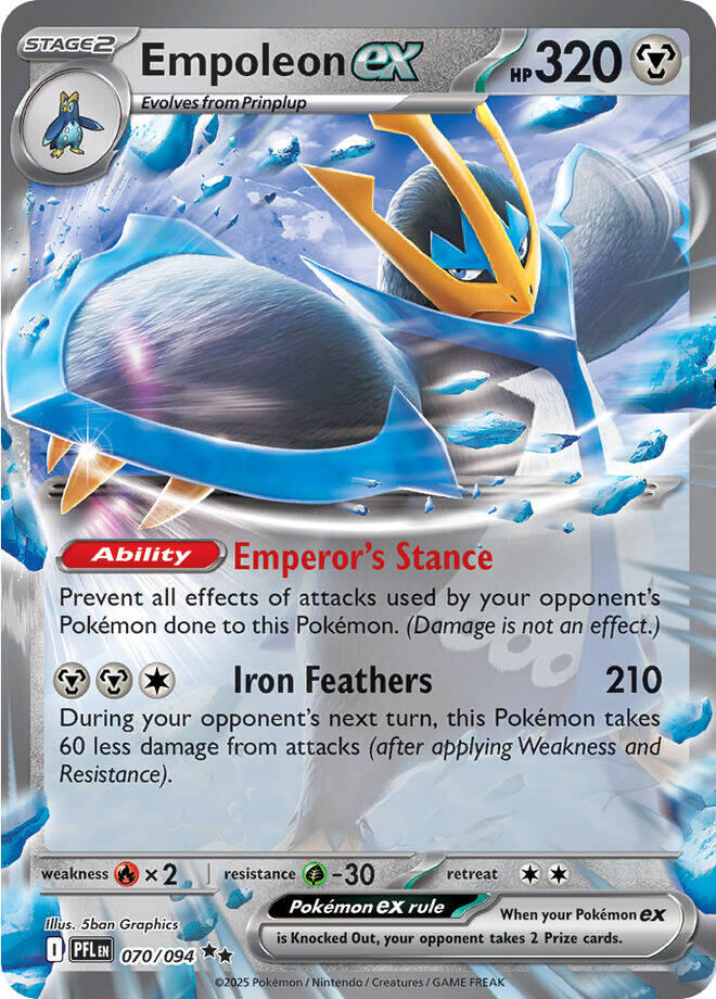 Pokemon: Empoleon ex - 070/094 card image
