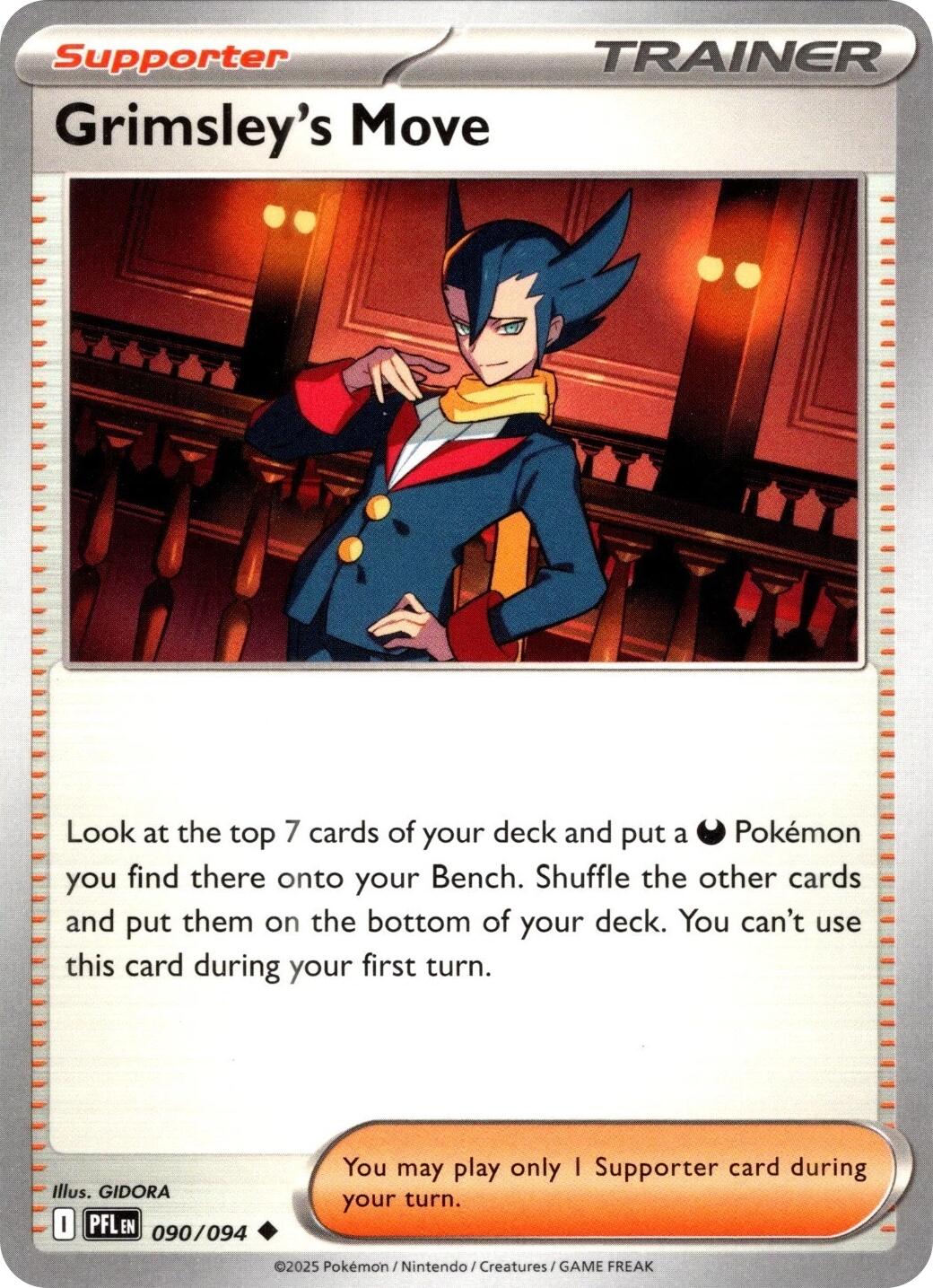 Pokemon: Grimsley's Move card image