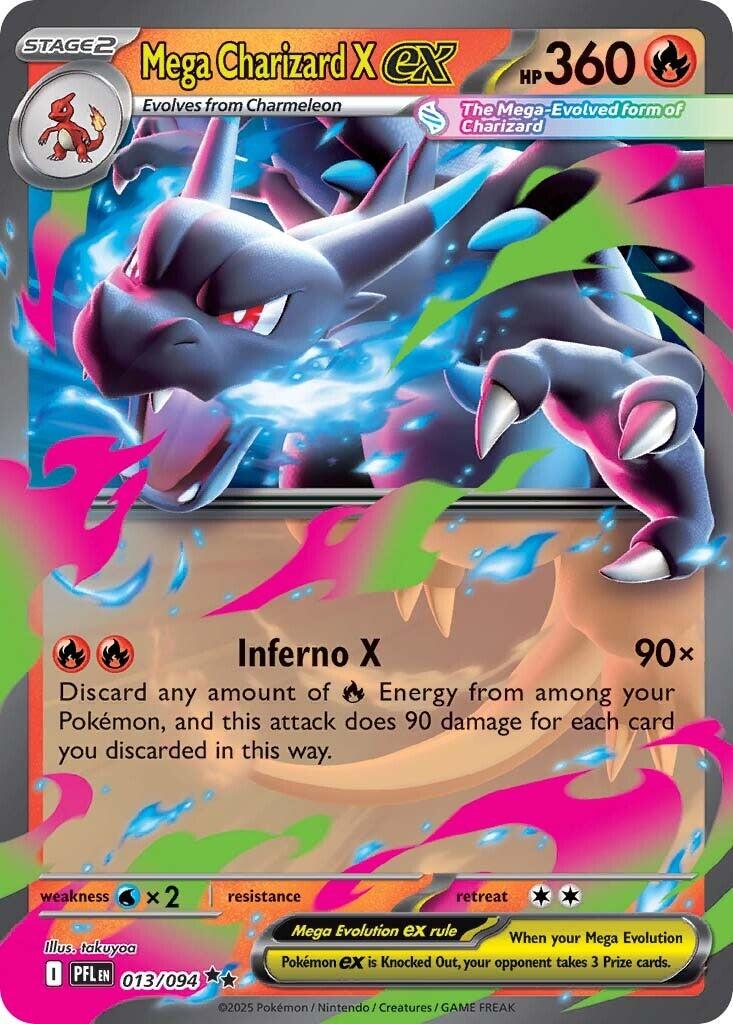 Pokemon: Mega Charizard X ex - 013/094 card image