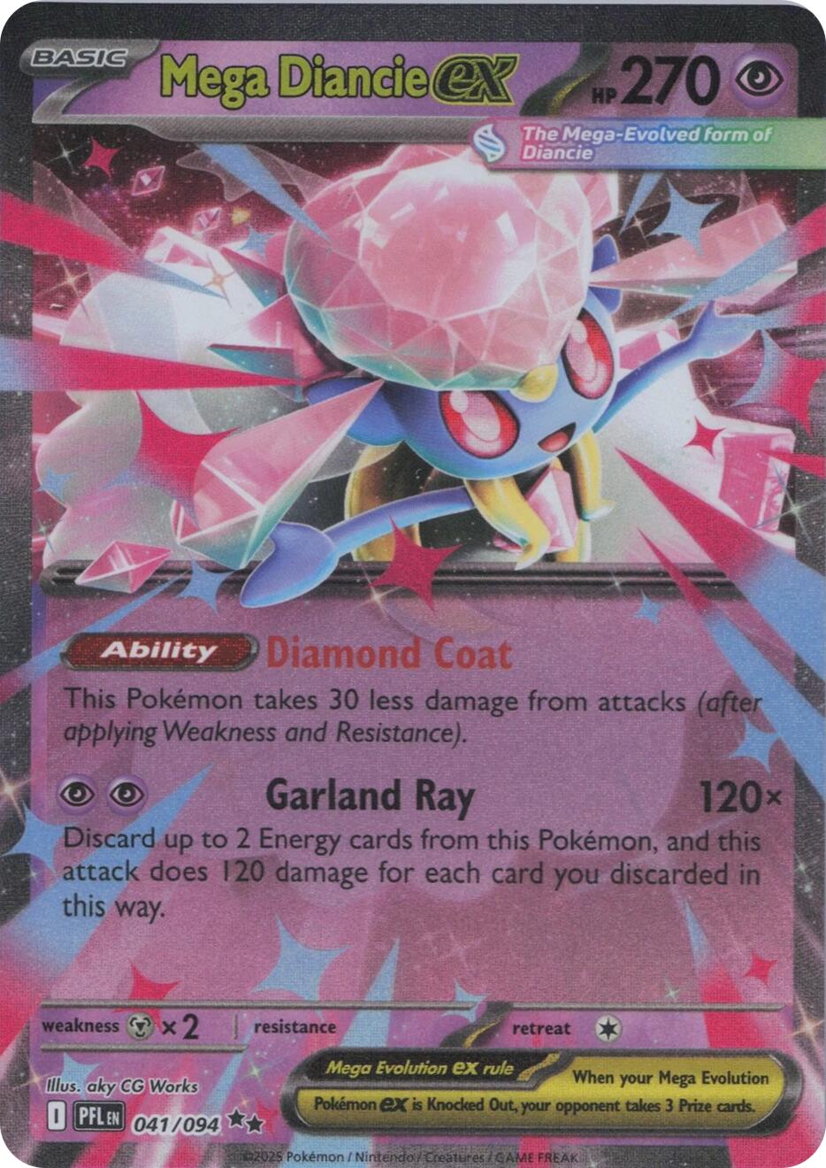Pokemon: Mega Diancie ex card image