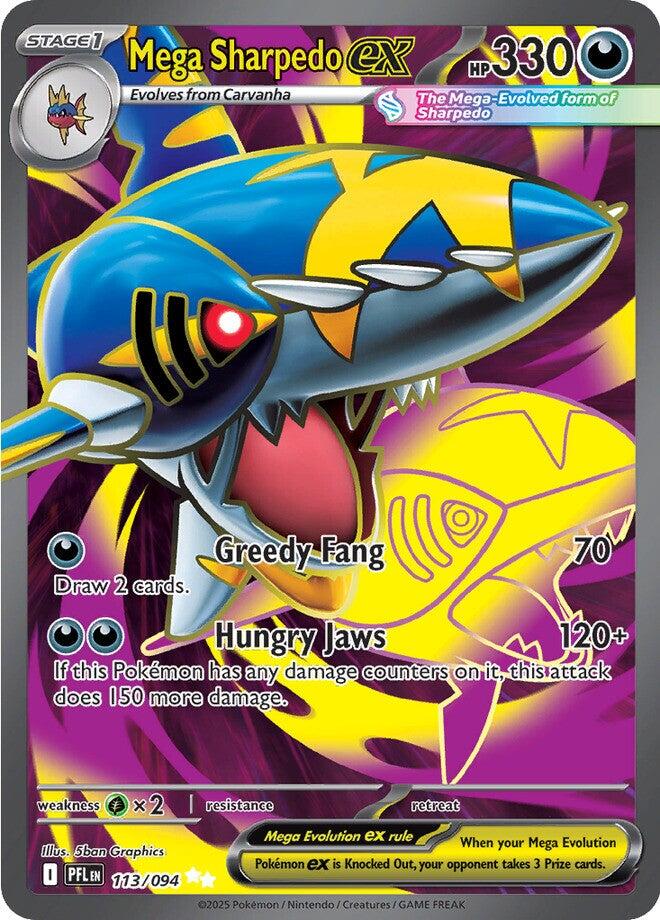 Pokemon: Mega Sharpedo ex - 113/094 card image