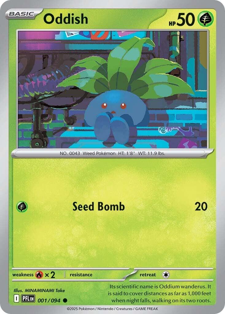 Pokemon: Oddish card image