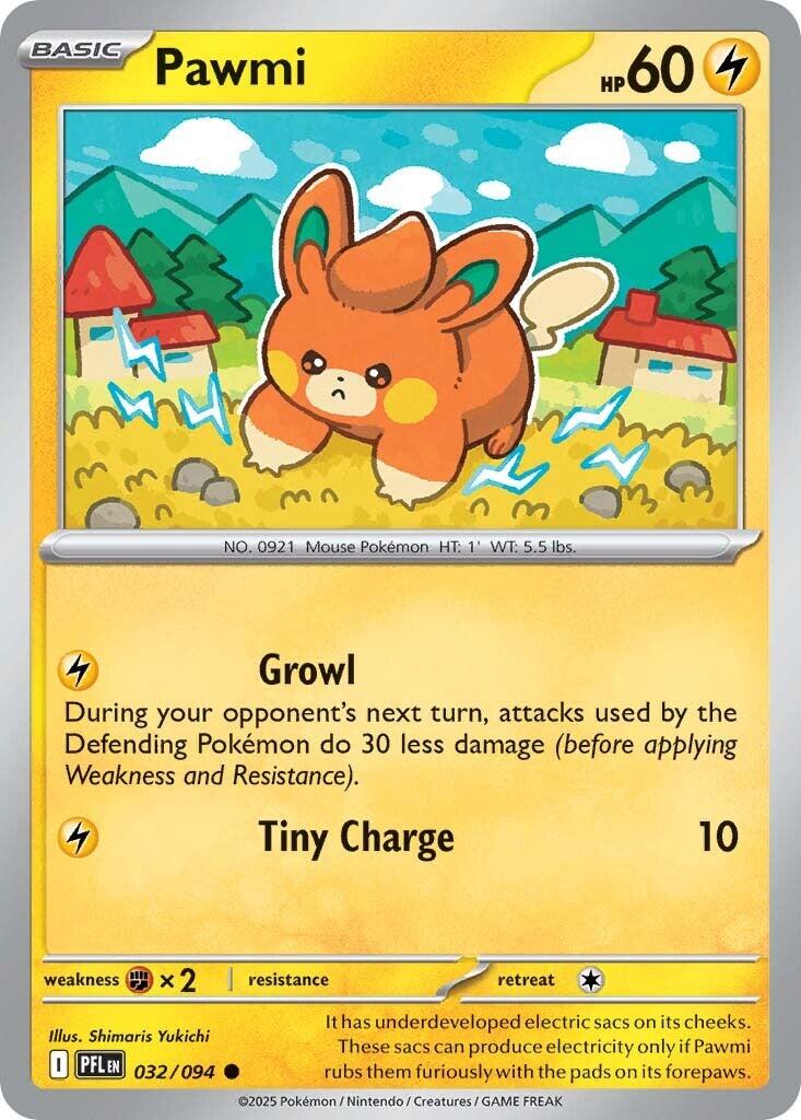 Pokemon: Pawmi card image