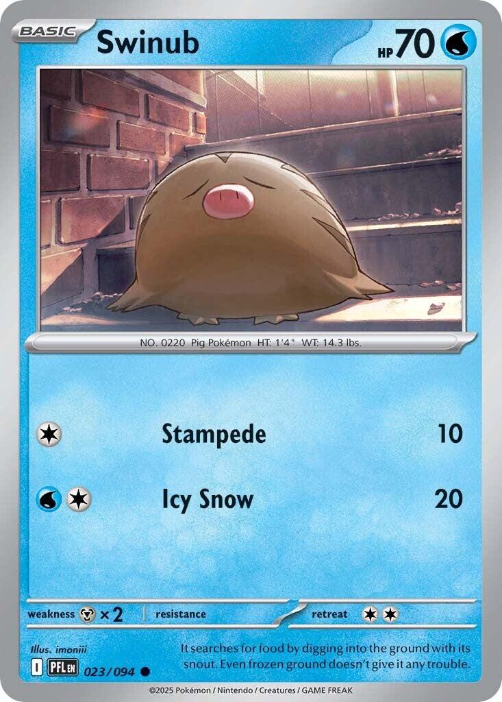 Pokemon: Swinub card image