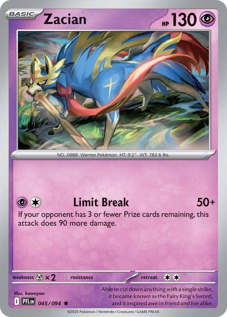 Pokemon: Zacian - 045/094 card image