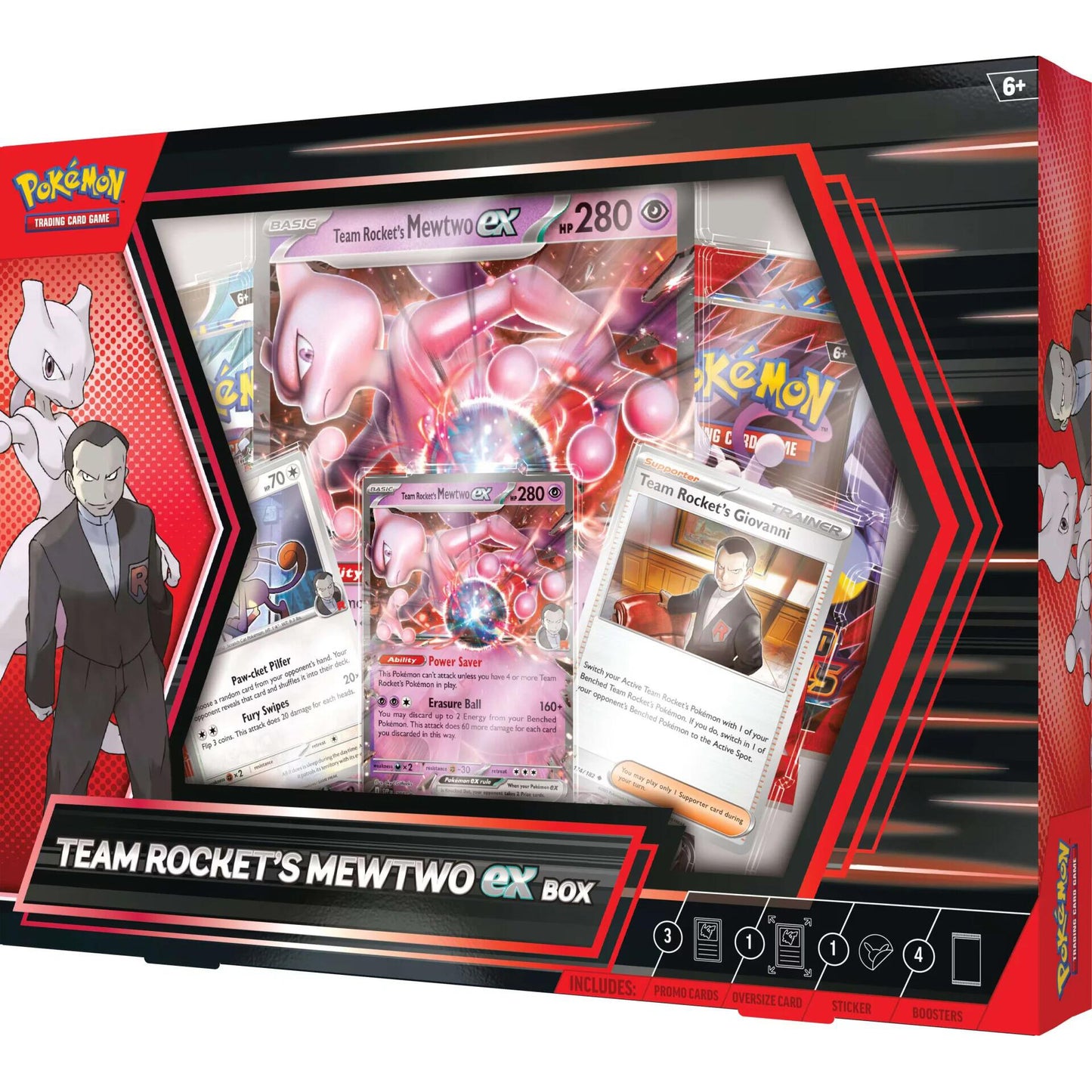 Pokemon: Team Rocket's Mewtwo ex Box image