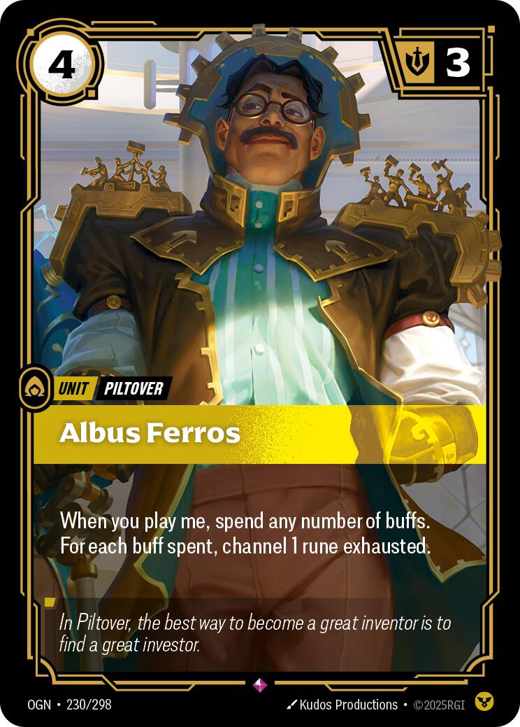 Riftbound: League of Legends Trading Card Game: Albus Ferros card image
