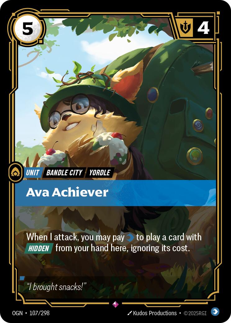 Riftbound: League of Legends Trading Card Game: Ava Achiever card image