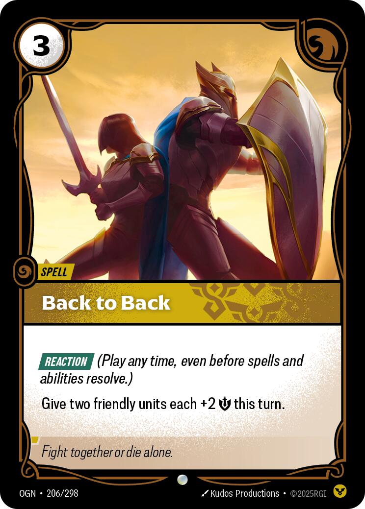 Riftbound: League of Legends Trading Card Game: Back to Back card image