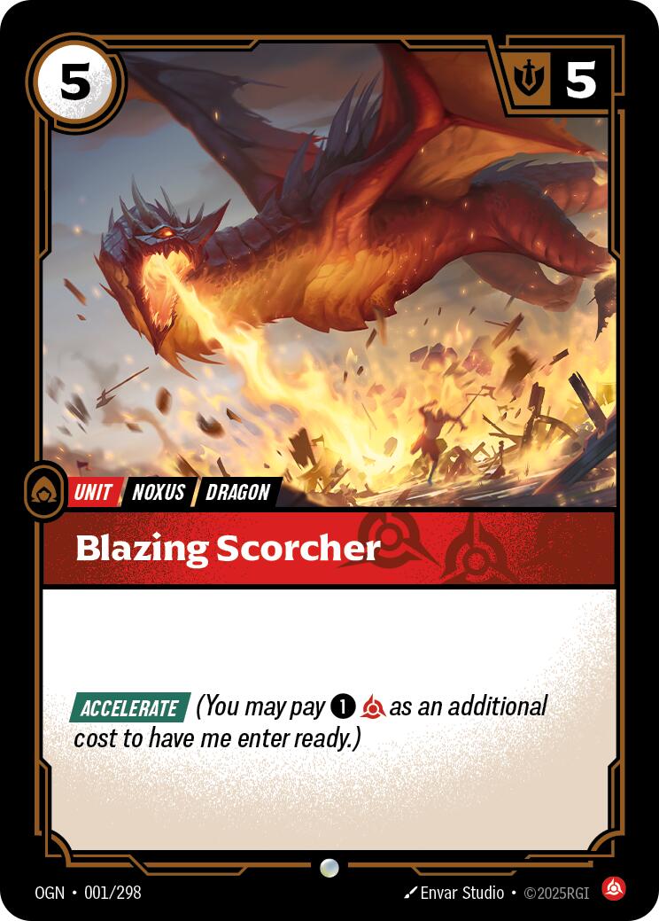 Riftbound: League of Legends Trading Card Game: Blazing Scorcher card image