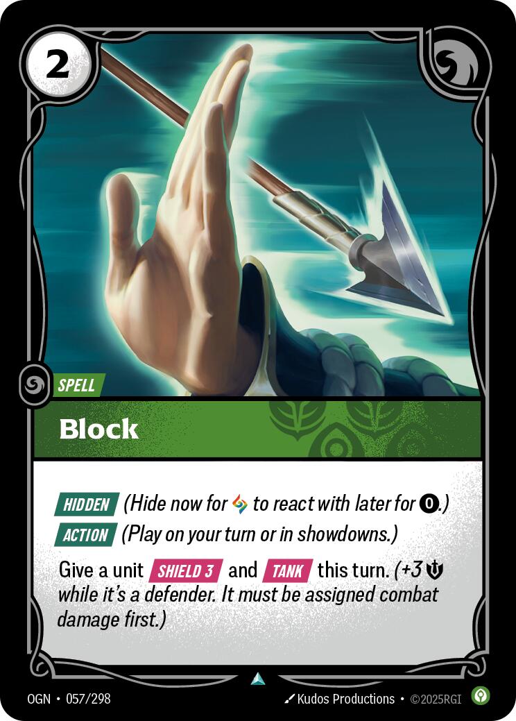 Riftbound: League of Legends Trading Card Game: Block card image