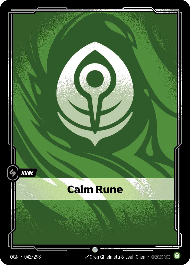 Riftbound: League of Legends Trading Card Game: Calm Rune card image