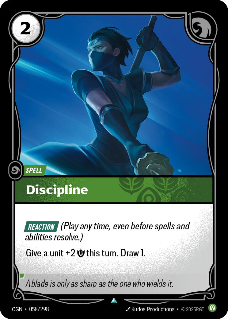 Riftbound: League of Legends Trading Card Game: Discipline card image